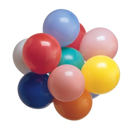 Creative Converting Assorted 9" Latex Balloons, 12", 240PK 080020120